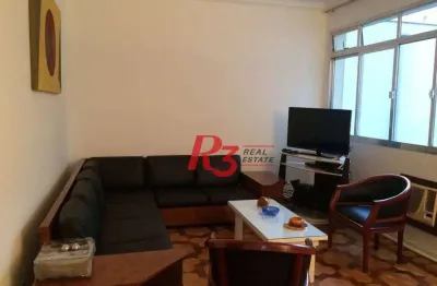 Apartamento com 2 dormitórios à venda, 118 m² por r$ 640.000,00 - gonzaga - santos/sp