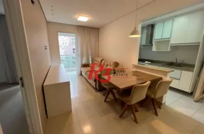Apartamento à venda, 54 m² por r$ 565.000,00 - josé menino - santos/sp