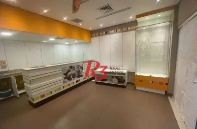 Loja, 42 m² - venda por r$ 602.000,00 ou aluguel por r$ 6.561,00/mês - gonzaga - santos/sp
