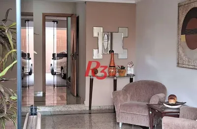 Cobertura à venda, 208 m² por r$ 950.000,00 - ponta da praia - santos/sp