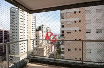 Apartamento com 3 quartos para alugar na Rua Sampaio Moreira, 31, Embaré, Santos