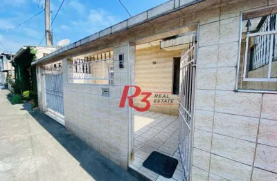 Casa com 3 dormitórios à venda, 80 m² por r$ 400.000,00 - castelo - santos/sp