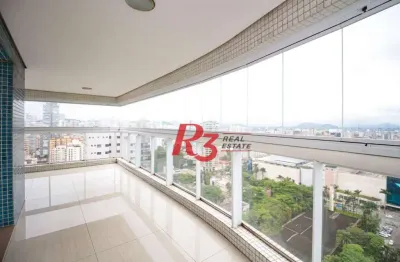 Apartamento com 4 dormitórios à venda, 255 m² por r$ 4.900.000,00 - aparecida - santos/sp