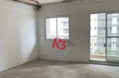 Sala para alugar, 45 m² por r$ 2.410,00/mês - vila matias - santos/sp