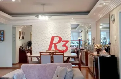 Apartamento à venda, 106 m² por r$ 850.000,00 - pompéia - santos/sp