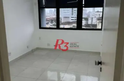 Conjunto para alugar, 133 m² por r$ 5.500/mês - gonzaga - santos/sp