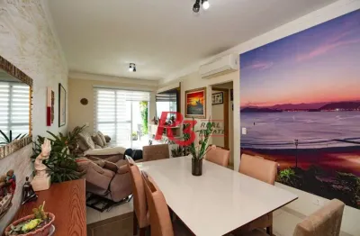 Apartamento à venda, 134 m² por r$ 2.500.000,00 - gonzaga - santos/sp