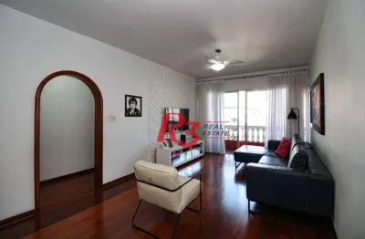Cobertura à venda, 390 m² por r$ 1.930.000,00 - boqueirão - santos/sp