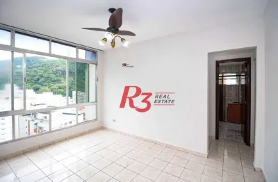 Apartamento com 1 dormitório à venda, 61 m² por r$ 269.000,00 - josé menino - santos/sp