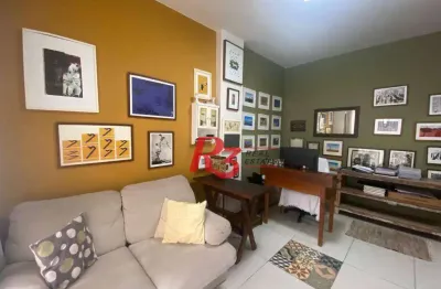 Apartamento com 1 dormitório à venda, 55 m² por r$ 445.000,00 - boqueirão - santos/sp