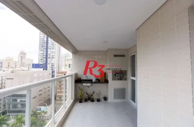 Apartamento com 2 suítes à venda, 87 m² por r$ 1.430.000 - gonzaga - santos/sp