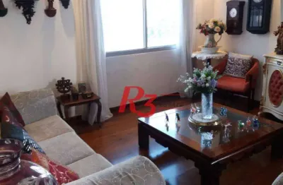 Apartamento com 4 dormitórios à venda, 190 m² por r$ 1.280.000,00 - josé menino - santos/sp