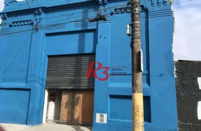 Galpão à venda, 519 m² por r$ 1.950.000,00 - vila nova - santos/sp