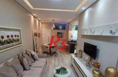 Apartamento com 1 dormitório à venda, 42 m² por r$ 452.000,00 - ilha porchat - são vicente/sp