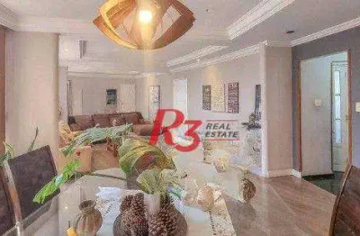 Apartamento com 3 dormitórios à venda, 240 m² por r$ 1.440.000,00 - ponta da praia - santos/sp