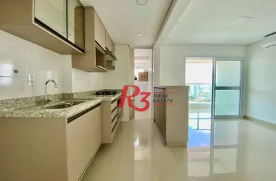Apartamento com 2 dormitórios para alugar, 68 m² por r$ 6.800,00/mês - embaré - santos/sp