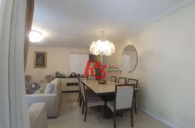Apartamento à venda, 159 m² por r$ 700.000,00 - gonzaga - santos/sp