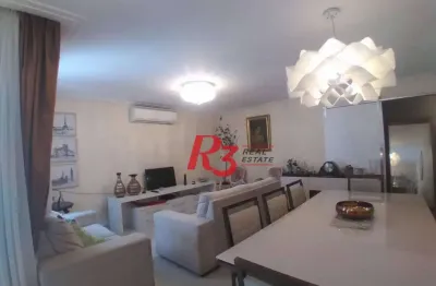 Apartamento com 3 dormitórios à venda, 159 m² por r$ 700.000,00 - gonzaga - santos/sp