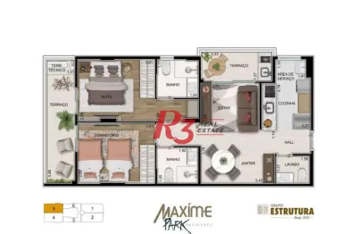 Apartamento à venda, 76 m² por r$ 970.530,00 - ponta da praia - santos/sp