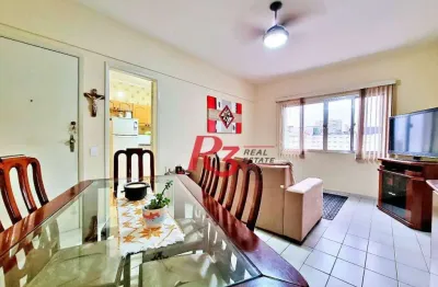 Apartamento à venda, 74 m² por r$ 460.000,00 - campo grande - santos/sp