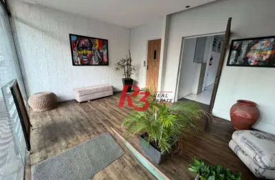 Laje para alugar, 696 m² por r$ 7.500,02/mês - centro - santos/sp