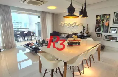 Cobertura à venda, 190 m² por r$ 2.350.000,00 - embaré - santos/sp