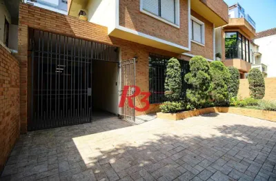 Sobrado para alugar, 230 m² por r$ 23.858,42/mês - gonzaga - santos/sp