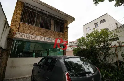 Sobrado à venda, 350 m² por r$ 1.450.000,00 - encruzilhada - santos/sp