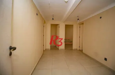 Sala, 55 m² - venda por r$ 300.000,00 ou aluguel por r$ 3.500,02/mês - gonzaga - santos/sp