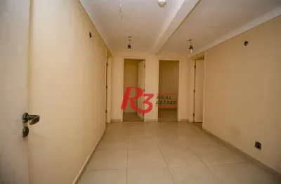 Sala, 55 m² - venda por r$ 300.000,00 ou aluguel por r$ 3.500,02/mês - gonzaga - santos/sp
