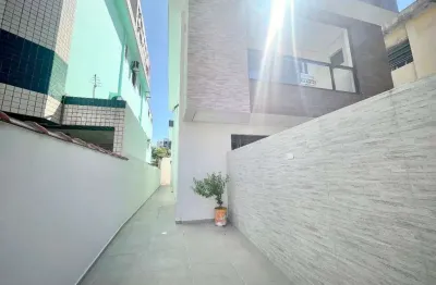Sobrado à venda, 78 m² por r$ 760.000,00 - aparecida - santos/sp