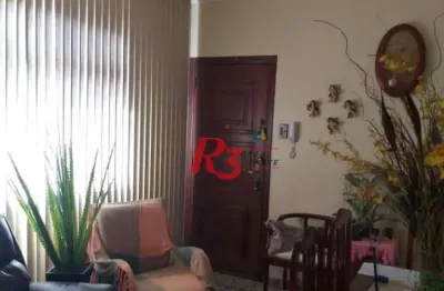 Apartamento com 3 dormitórios à venda, 120 m² por r$ 530.000,00 - ponta da praia - santos/sp