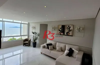 Apartamento à venda, 87 m² por r$ 1.375.000,00 - aparecida - santos/sp