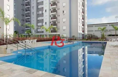 Apartamento com 3 dormitórios à venda, 64 m² por r$ 394.000,00 - castelo - santos/sp