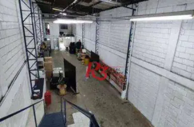 Galpão à venda, 280 m² por r$ 1.150.000,00 - vila nova - santos/sp
