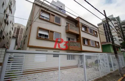 Apartamento com 2 dormitórios para alugar, 59 m² por R$ 3.800,00/mês - Boqueirão - Santos/SP