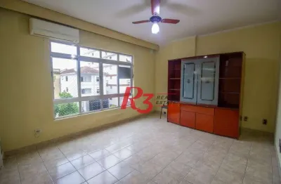 Apartamento com 2 quartos à venda, 91 m² por r$ 470.000 - marapé - santos/sp