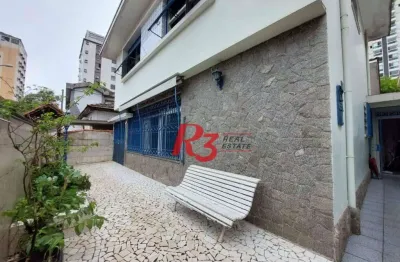 Excelente sobrado com 3 dormitórios à venda, 149 m² por r$ 1.500.000 - ponta da praia - santos/sp