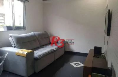 Apartamento à venda, 76 m² por r$ 535.000,00 - gonzaga - santos/sp