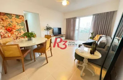 Apartamento à venda, 80 m² por r$ 680.000,00 - macuco - santos/sp