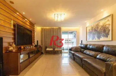 Apartamento à venda, 211 m² por r$ 3.150.000,00 - embaré - santos/sp
