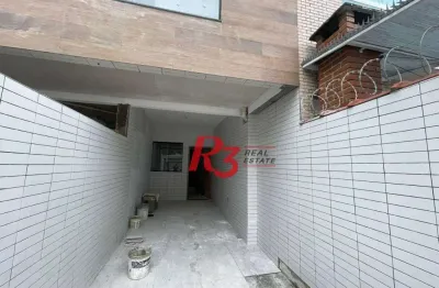 Casa sobreposta térrea com 3 dormitórios, 1 suíte à venda, 114 m² por r$ 805.000 - vila belmiro - santos/sp