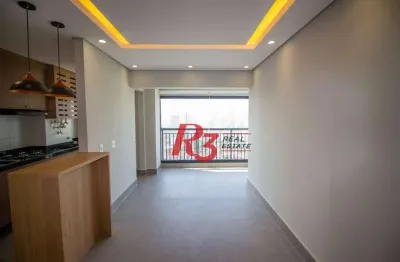 Apartamento com 3 dormitórios, 84 m² - venda por r$ 960.000,00 ou aluguel por r$ 6.500,00/mês - marapé - santos/sp