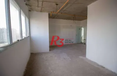 Sala à venda, 35 m² por r$ 332.690,00 - ponta da praia - santos/sp