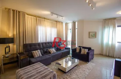 Casa com 3 dormitórios à venda, 189 m² por r$ 1.350.000,00 - embaré - santos/sp