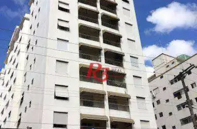 Apartamento com 2 dormitórios para alugar, 174 m² por r$ 6.200,02/mês - boqueirão - santos/sp
