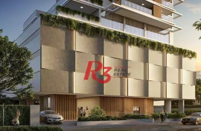 Apartamento com 1 dormitório à venda, 58 m² por r$ 660.000,00 - ponta da praia - santos/sp
