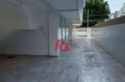 Village à venda, 103 m² por r$ 680.000,00 - campo grande - santos/sp