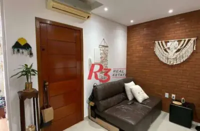 Apartamento à venda, 66 m² por r$ 550.000,00 - gonzaga - santos/sp
