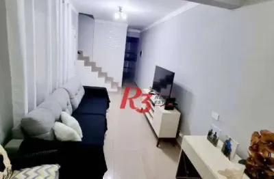 Sobrado com 3 dormitórios à venda, 90 m² por r$ 360.000,00 - caneleira - santos/sp